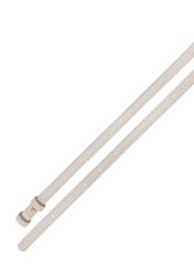 Dámska polkruhová taška cez rameno TOREC-1127-0B(W26), pohľad na produkt s popruhom na bielom pozadí.