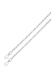 Strieborná dámska kabelka s flitrami TOREC-1085-91(Z25), pohľad na produktový reťazec na bielom pozadí.