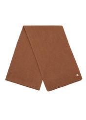 Dámska kašmírová šatka v ťavej farbe SZADT-0093-1D(Z26) - pohľad na produkt zhora, na bielom pozadí.