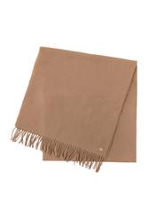 Dámska béžová vlnená šatka SZADT-0092-80(Z24)-03