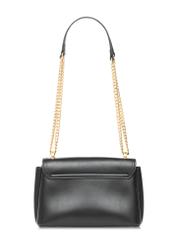 Čierna taška cez rameno na retiazke TOREC-1152-99(W26) - pohľad na produkt zozadu, na bielom pozadí.