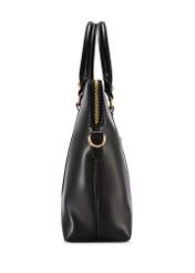 Čierna dámska taška na notebook TOREC-1130-99(W26), bočný pohľad na produkt na bielom pozadí.