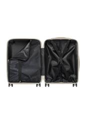 Malý kufor na kolieskach WALPP-0022-0C-19(W26), pohľad na produkt zvnútra na bielom pozadí.