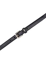 Čierny kožený dámsky opasok PASDS-0300-99(Z26)