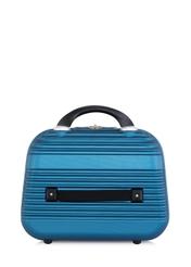 Kozmetická taška WALAB-0040-7H-14(W26), pohľad zozadu na výrobok na bielom pozadí.