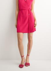 Sandále na vysokom podpätku vo farbe fuchsie BUTYD-1236-5E(W26)