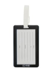 Menovka na batožinu AW-012-0007-7P(W26), pohľad zozadu na bielom pozadí.