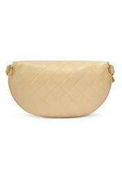 Prešívaná svetložltá dámska ľadvinka TOREC-0878-2A(W26)