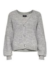 Sivý dámsky oversized kardigán KARDT-0036-66(Z24)