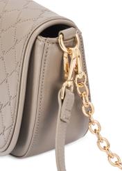 Svetlohnedá dámska taška cez rameno TOREC-1179-1K(W26), detail produktu na bielom pozadí.