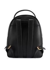 Čierny stredne veľký dámsky batoh TOREC-0920-9G(W26), pohľad na produkt zozadu na bielom pozadí.