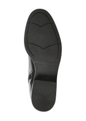 Čierne kožené dámske čižmy BUTYD-1183-99(Z25)