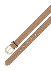 Dámsky  béžový kožený opasok  PASDS-0303-1C(W26)