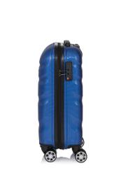 Malý kufor na kolieskach WALPC-0012-7C-19(W26), bočný pohľad na produkt na bielom pozadí.