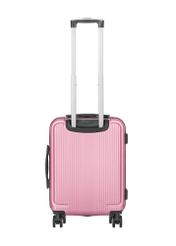 Sada pevných kufrov na kolieskach 19"/24"/29" WALAB-0053-5C(W26), pohľad na produkt zozadu na bielom pozadí.