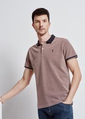 Pánske farebné polo tričko POLMT-0072-81(W24)-01
