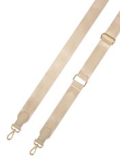 Béžová veľká dámska kabelka TOREN-0345-1A(W26) - pohľad na produkt zhora, na bielom pozadí.