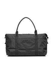 Čierna cestovná taška TORMN-0382-99(Z25), pohľad na produkt zozadu na bielom pozadí.