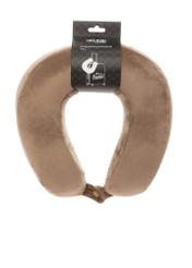 Béžová mäkká opierka hlavy AW-014-0004-1B(W26), pohľad na produkt s obalom na bielom pozadí.