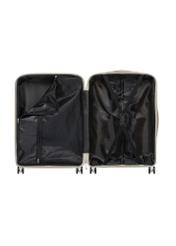 Stredný kufor na kolieskach WALPP-0022-0C-24(W26), pohľad na produkt zvnútra na bielom pozadí.