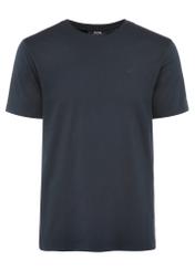 Tmavomodré bavlnené pánske tričko TSHMT-0120-69(Z25)