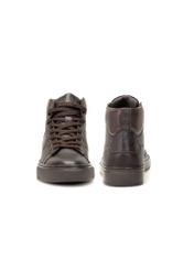 Hnedé pánske kožené športové topánky  BUTYM-0520-89(Z25)