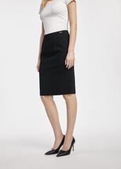 Klasická čierna ceruzková sukňa SPCDT-0088-99(W25)-04
