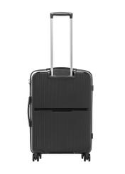 Sada kufrov na kolieskach 19"/24"/28" WALPP-0026-99(W26), pohľad zozadu na výrobok na bielom pozadí.