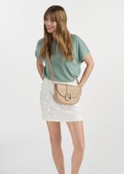 Bežová dámska crossbody kabelka TOREC-0879A-81(W25)