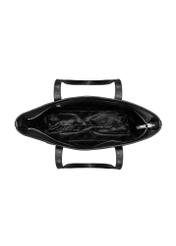 Kožená čierna shopper taška pre ženy TORES-1085-99(W25)-05