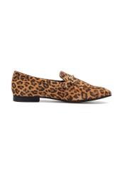 Dámske kožené mokasíny s leopardím vzorom BUTYD-1181-86(W25)-03