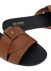 Dámske žabky s pleteným vzorom BUTYD-0903C-1D(W26) v tmavomodrej farbe, detail produktu na bielom pozadí.