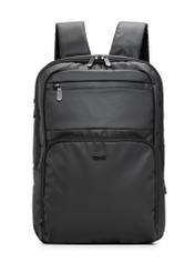 Čierny pánsky batoh TORMN-0410-99(W26) - pohľad na produkt spredu, na bielom pozadí.