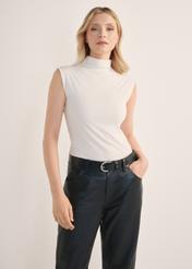 Kremová dámska blúzka BLUDT-0193-12(Z25)