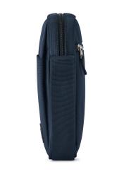 Pánska tmavomodrá taška TORMN-0384-69(Z25), pohľad na produkt zboku na bielom pozadí.