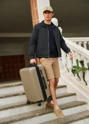 Pánska tmavomodrá prechodná bunda  KURMT-0404-7D(W26)