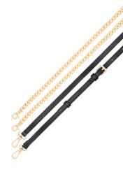 Malá dámska kožená kabelka TORES-1278-9I(W26), pohľad na produkt s popruhmi na bielom pozadí.