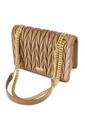 Béžová dámska kabelka s retiazkou TOREC-1102-24(Z25)