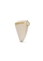 Prešívaná biela dámska ľadvinka TOREC-0878-0B(W26)