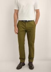 Pánske nohavice v khaki farbe SPOMT-0121-8D(Z26)