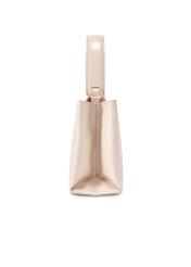 Kožená taška do kufra krémovej farby TORES-1270-0B(W26) - bočný pohľad na produkt, na bielom pozadí.