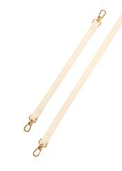 Kremowy portfel damski z paskiem POREC-0431-0B(W26)