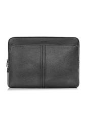 Čierna kožená aktovka na notebook TORMS-0455-99 (W25)