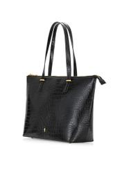 Elegantná dámska nákupná taška TOREC-0953A-97(Z25), diagonálny pohľad na produkt na bielom pozadí.