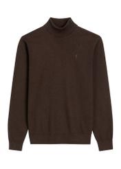 Pánsky rolák v tmavo hnedej farbe SWEMT-0095B-1I(Z26)