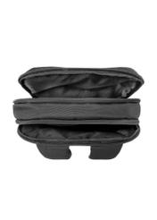 Čierny veľký pánsky batoh TORMN-0389-99(W26) - pohľad na produkt zhora, na bielom pozadí.