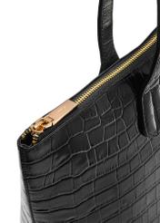 Dámska kožená nákupná kabelka TORES-0939F-9G(W26), detail produktu na bielom pozadí.