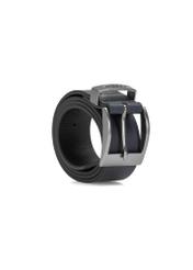 Tmavo modrý kožený pánsky opasok PASMS-0127E-69(W25)-02