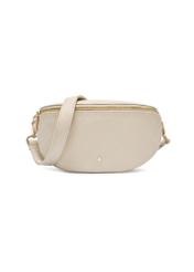 Prešívaná biela dámska ľadvinka TOREC-0878-0B(W26)