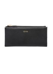 Čierna dámska peňaženka POREC-0429-99(W26), pohľad spredu na bielom pozadí.